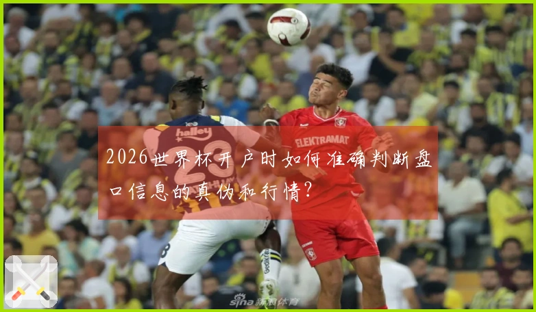 2026世界杯开户时如何准确判断盘口信息的真伪和行情？
